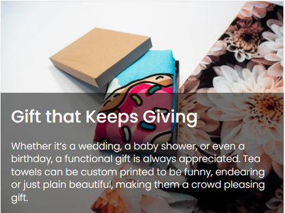 Kitchen Towel/Dish Towel/Tea Towel - OG Prairie Lily (Abstract)