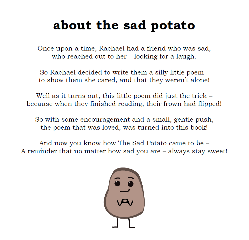 The Sad Potato - The Cutest Book You'll Ever Read