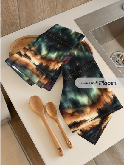 Kitchen Towel/Dish Towel/Tea Towel - Copperwood - Doubled