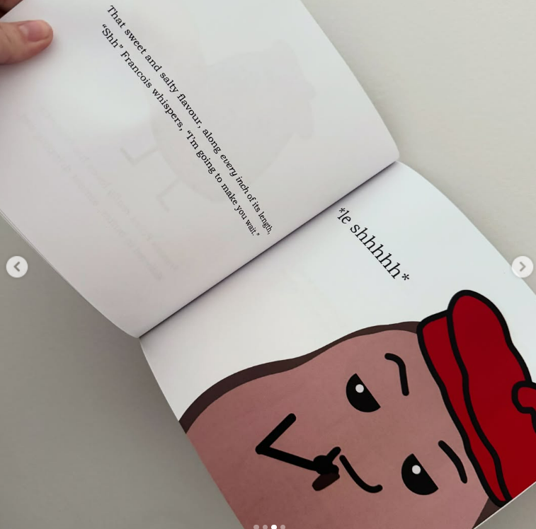 BOOK - Francois Frites Really Loves His Baguette *NOT A CHILDREN'S BOOK*