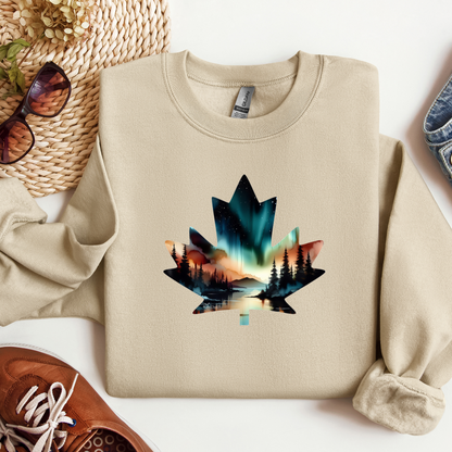 Canada Maple Leaf - "Sienna Glow" Painting - Apparel