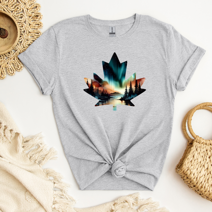 Canada Maple Leaf - "Sienna Glow" Painting - Apparel