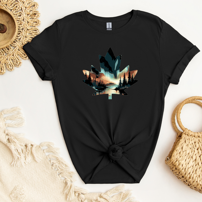 Canada Maple Leaf - "Sienna Glow" Painting - Apparel