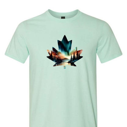 Canada Maple Leaf - "Sienna Glow" Painting - Apparel