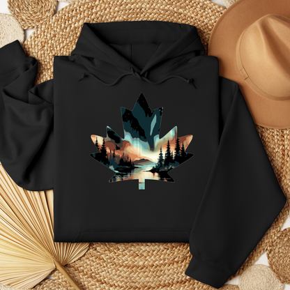 Canada Maple Leaf - "Sienna Glow 2.0" Painting - Apparel
