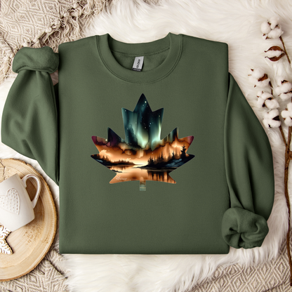 Canada Maple Leaf - "Copperwood" Painting - Apparel
