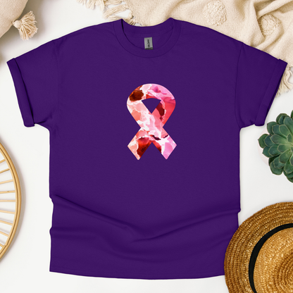 Pink Ribbon Apparel For Breast Cancer - Adult T-Shirt