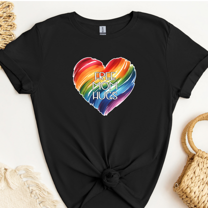 Adult T-Shirt - Free Mom Hugs - Pride Preorder