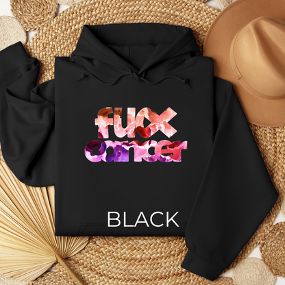 Fu*k Cancer Apparel For Breast Cancer - Adult Hoodie Bunnyhug Pullovers Fleece