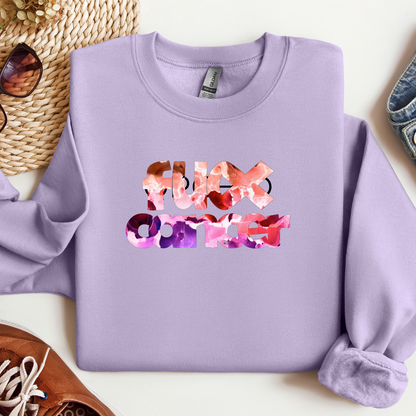 Fu*k Cancer Apparel For Breast Cancer - Adult Hoodie Bunnyhug Pullovers Fleece
