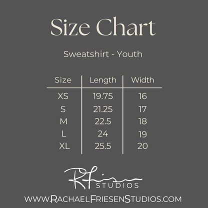 True North Strong/Prairie Strong - "Ember Glow" Painting - Infant and Youth Apparel