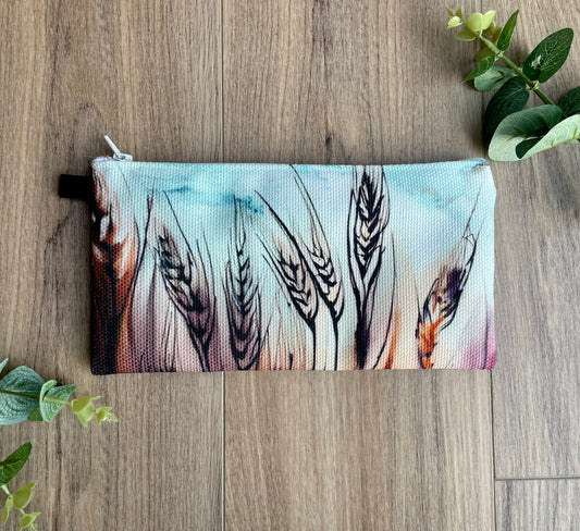 Wheaties in the Wind - Prairie Love Series - Accessory Bag - Made to Order