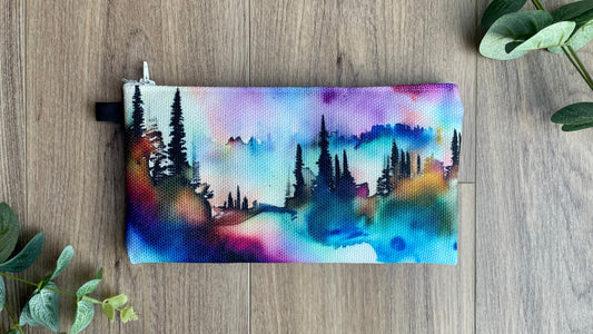 Some Trees, Some Colours - Prairie Love Series - Accessory Bag - Made to Order