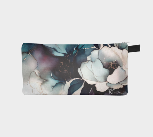 Blue Beginnings - Prairie Love Floral Series - Accessory Bag - Made to Order