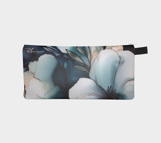 Indigo Dreams - Prairie Love Floral Series - Accessory Bag - Made to Order