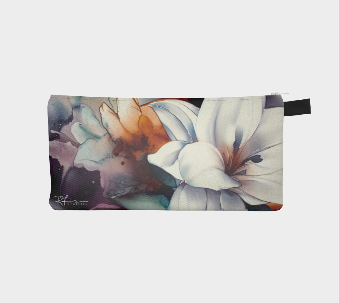 Moody Lilies - Prairie Love Floral Series - Accessory Bag - Made to Order