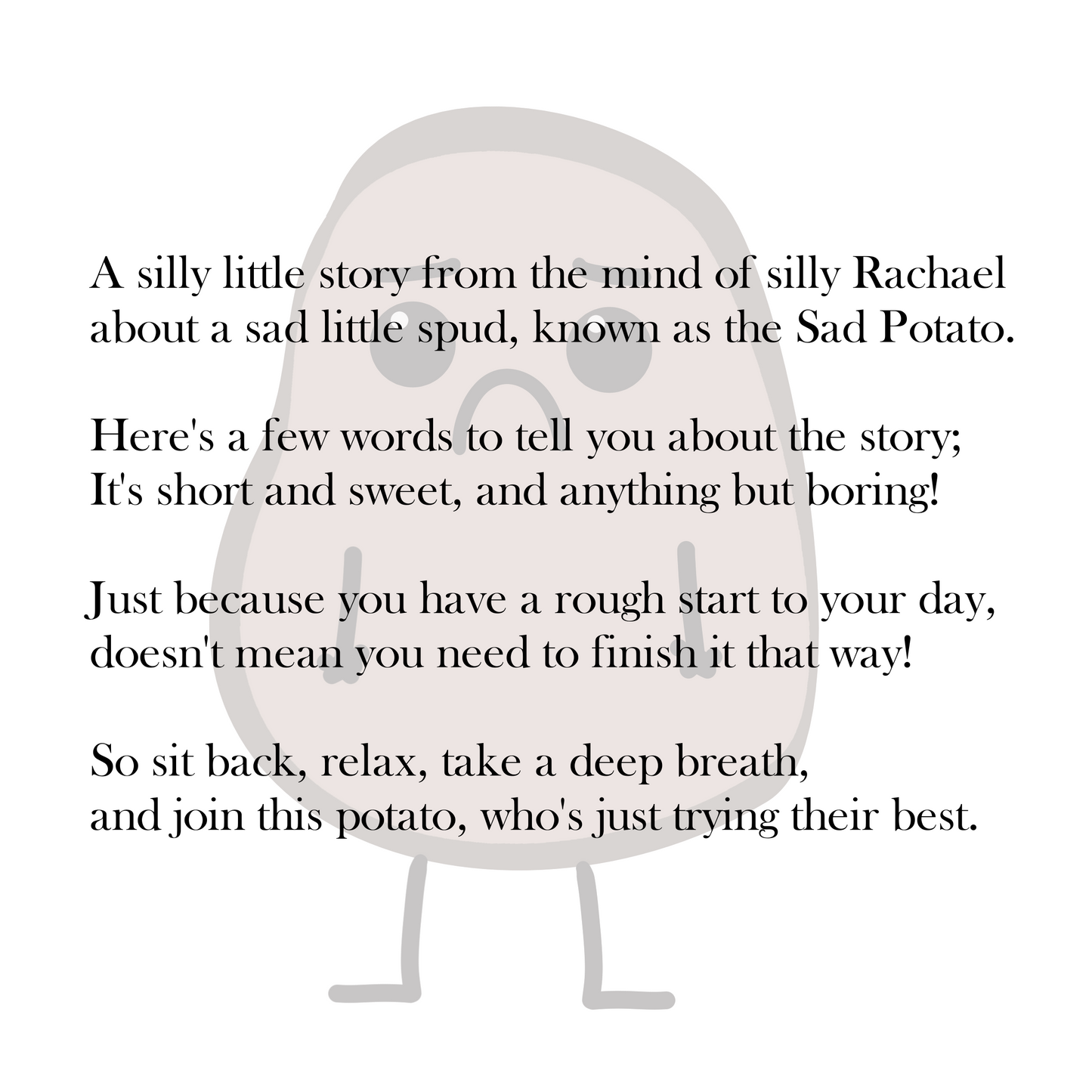 the sad potato - the cutest book you'll ever read