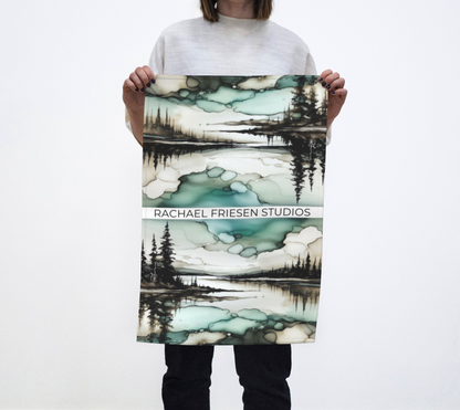 Kitchen Towel/Dish Towel/Tea Towel - Back to December - DOUBLED UP - MADE TO ORDER