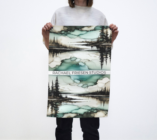 Dish Towel/Tea Towel/Kitchen Towel - Back to December - DOUBLED UP - MADE TO ORDER