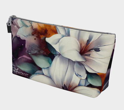 Beauty Bag - 10" and 12" - Moody Lilies - Made to Order