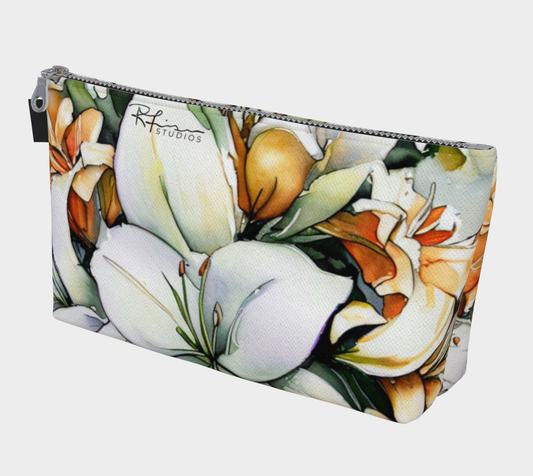 OG Lilies - Prairie Love Floral Series - Beauty Bag - Made to Order