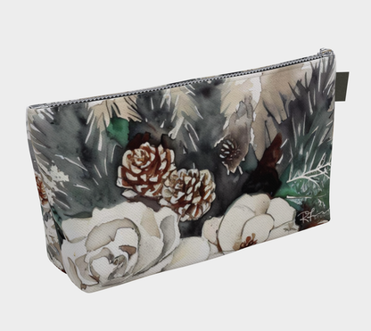 Beauty Bag - 10" and 12" - Winter Wonderland - Made to Order