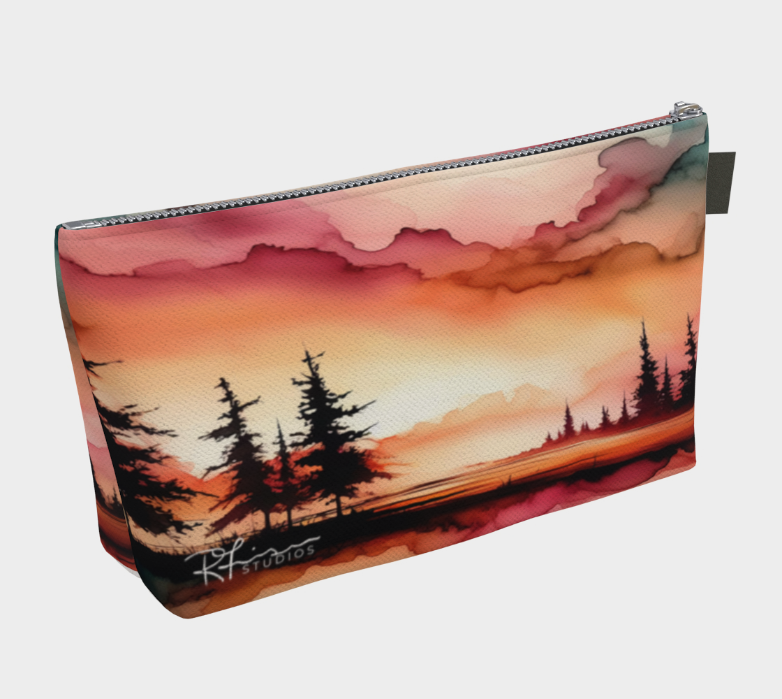 Daybreak - Land of Living Skies Series - Beauty Bags - Made to Order