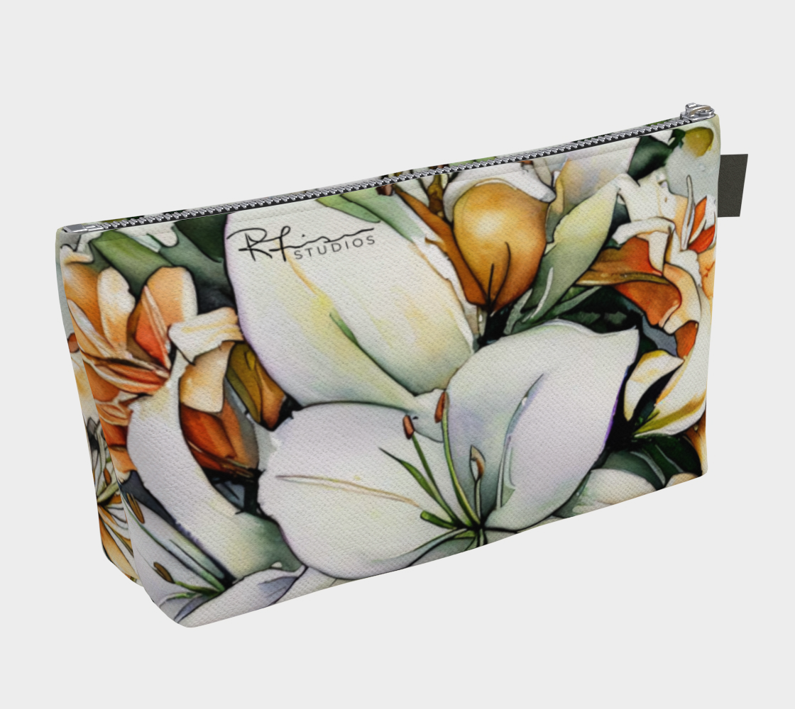 OG Lilies - Prairie Love Floral Series - Beauty Bag - Made to Order