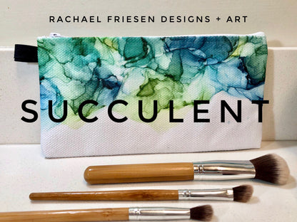 Accessory Bag - Succulent - Made to Order