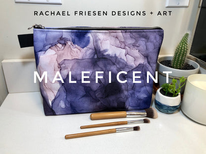 Beauty Bag - 10" and 12" - Maleficent - Made to Order