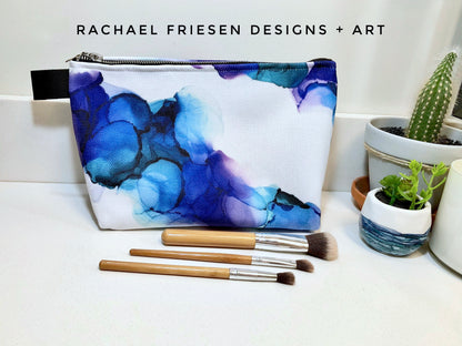 Beauty Bag - 10" and 12" - Peacock - Made to Order