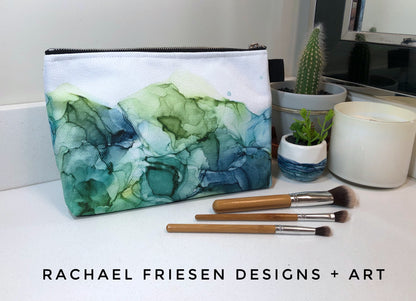 Beauty Bag - 10" and 12" - Succulent - Made to Order