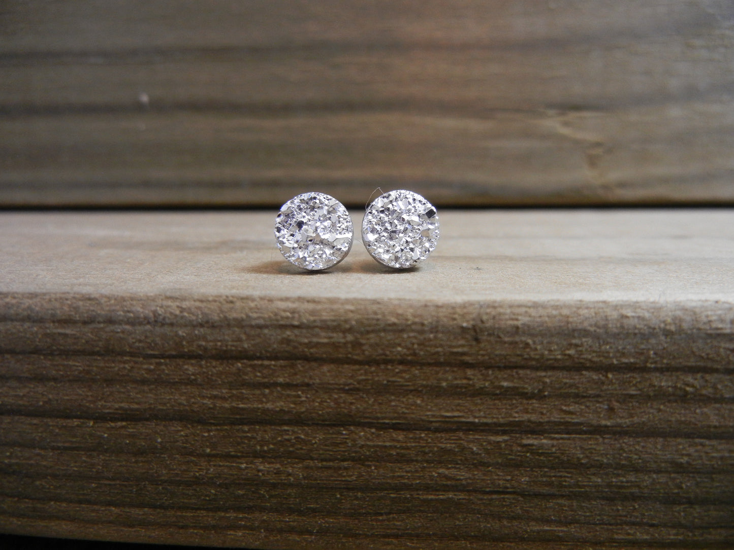 Bright Silver Mini Studs