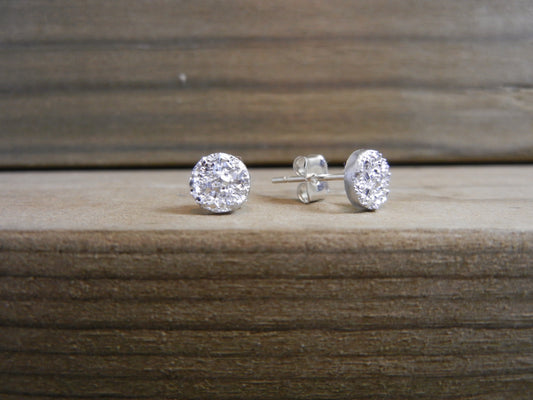 Bright Silver Mini Studs