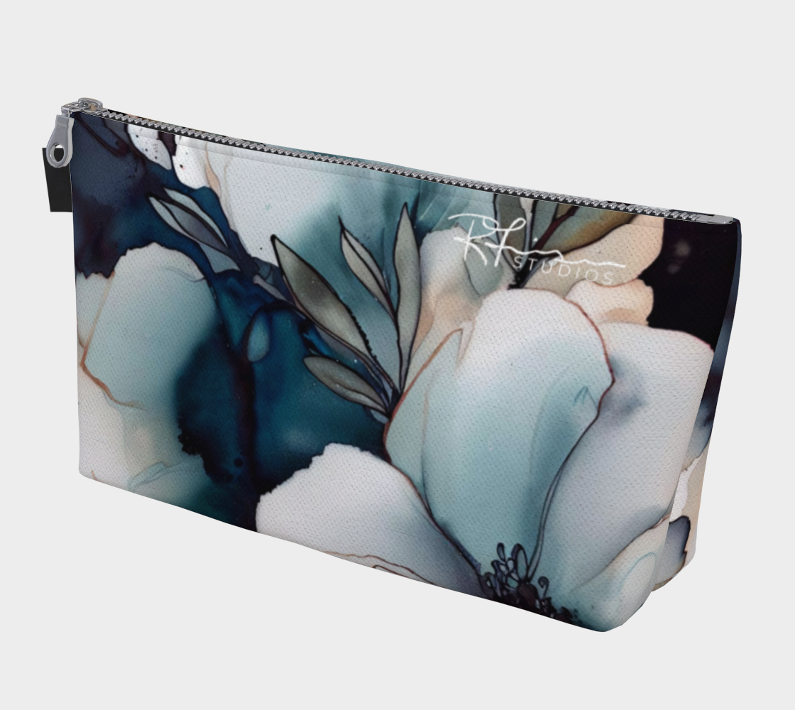 Indigo Dreams - Prairie Love Floral Series - Beauty Bags - In Stock