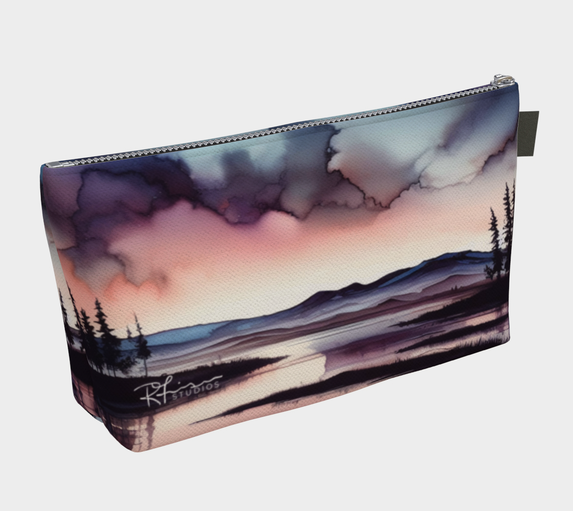 Lavender Haze - Land of Living Skies Series - Beauty Bags - Made to Order