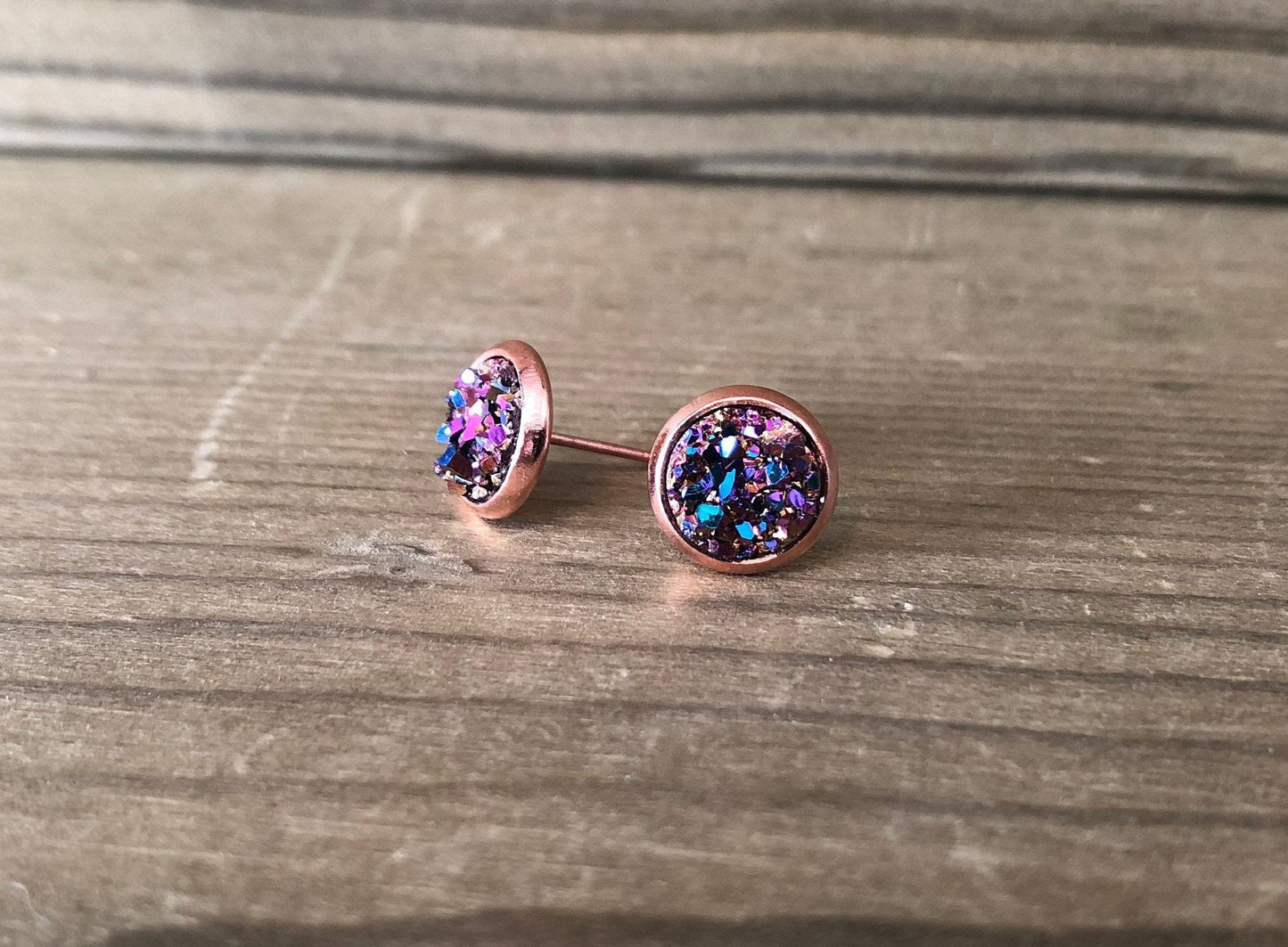 Pink Mermaid - 8mm on Rose Gold