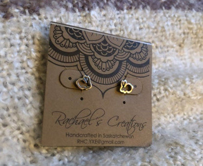 Bunny Stud Earrings - hypoallergenic earrings