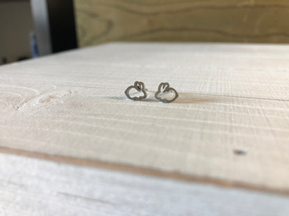 Bunny Stud Earrings - hypoallergenic earrings