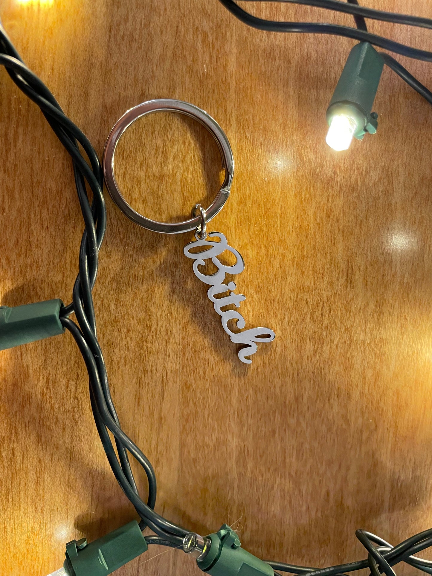 Bitch Keychain - Script