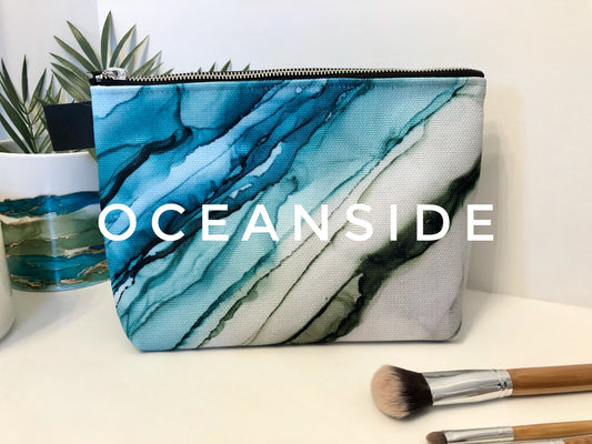 Oceanside - Beauty Bag - Made to Order
