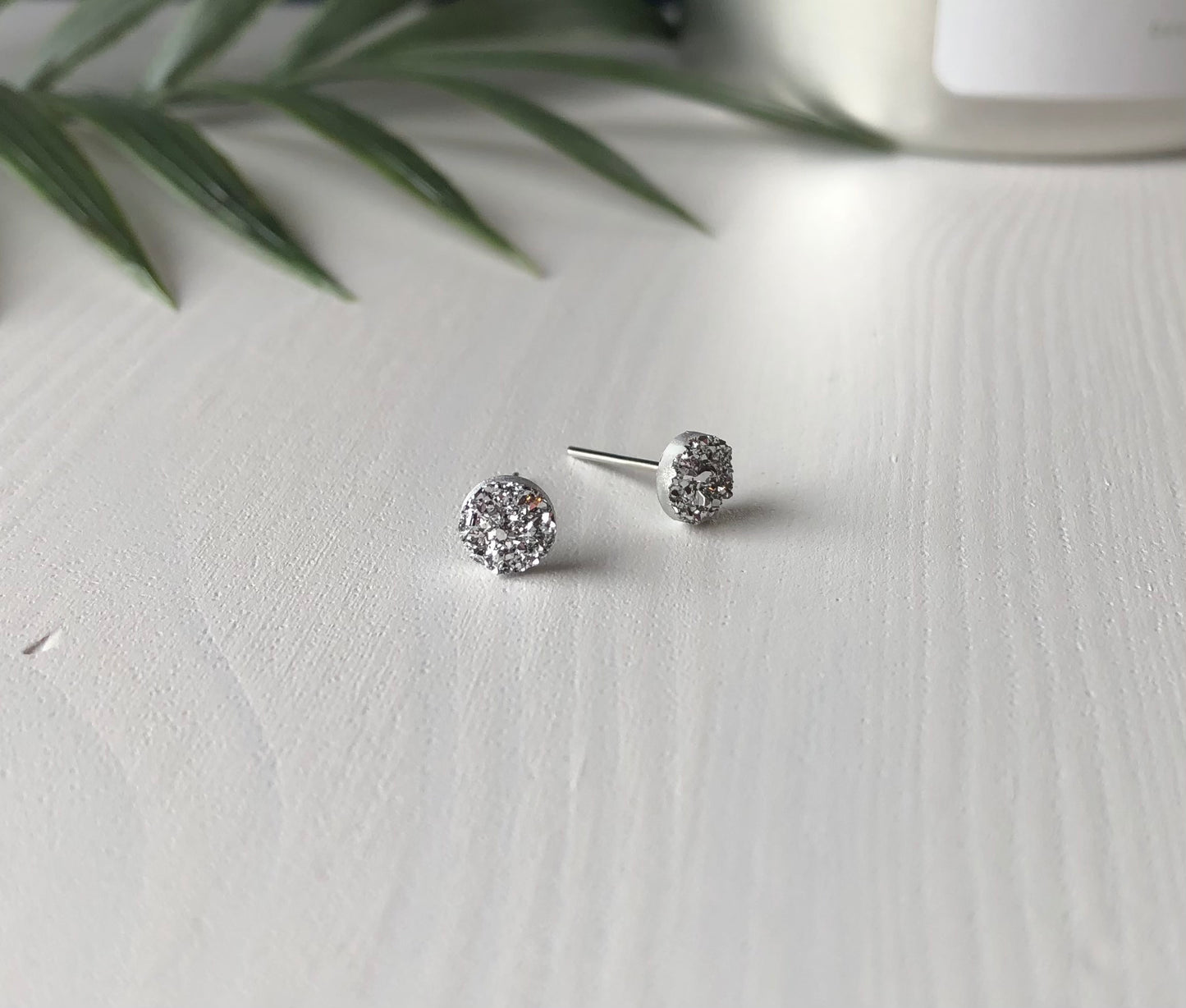 Bright Silver Mini Studs