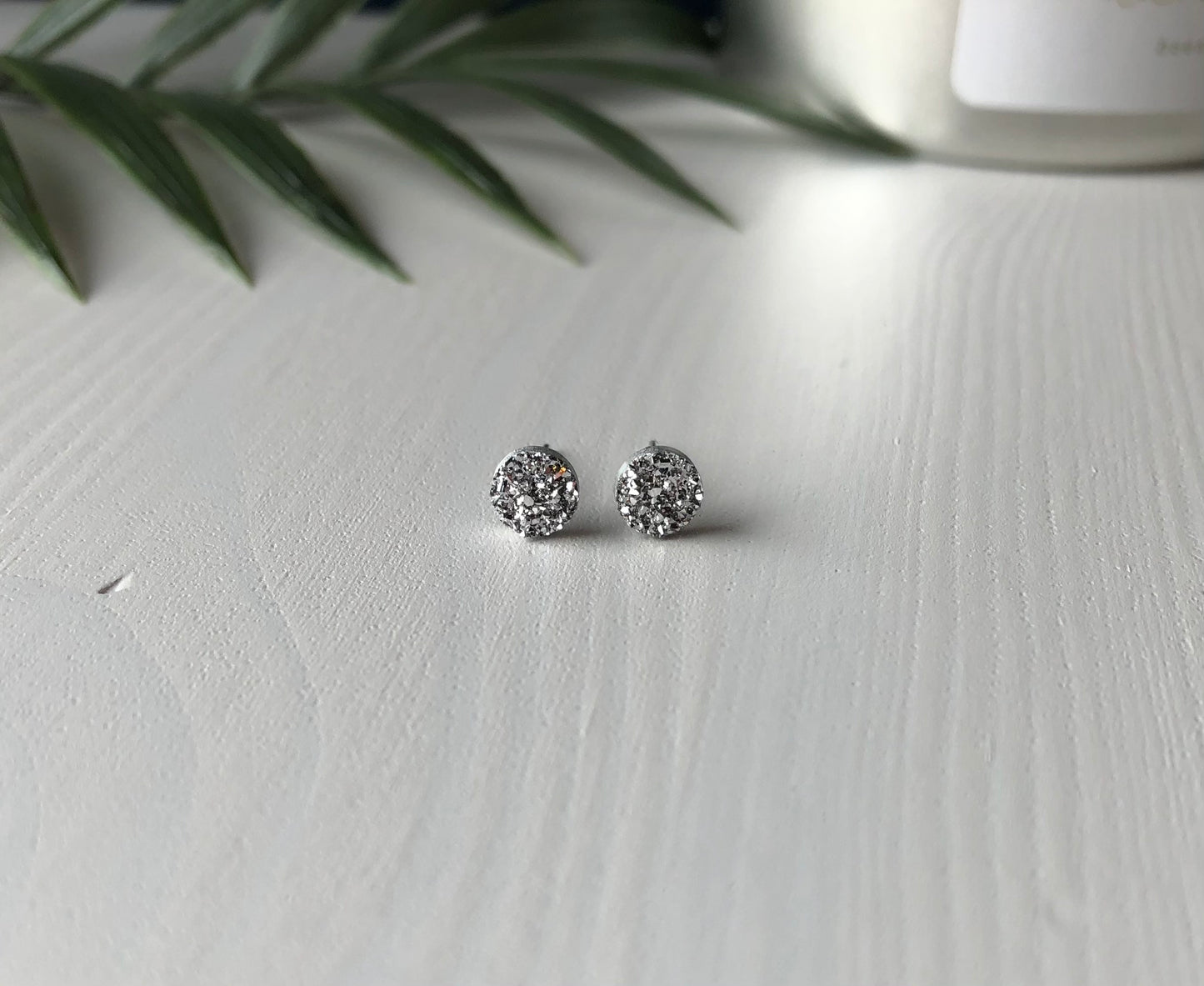 Bright Silver Mini Studs